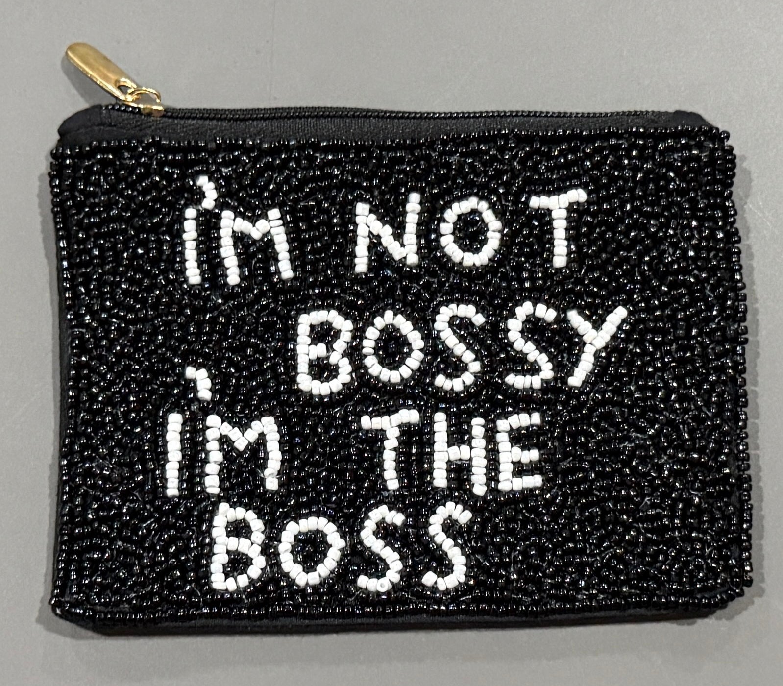 Boss Babe Beaded Pouch