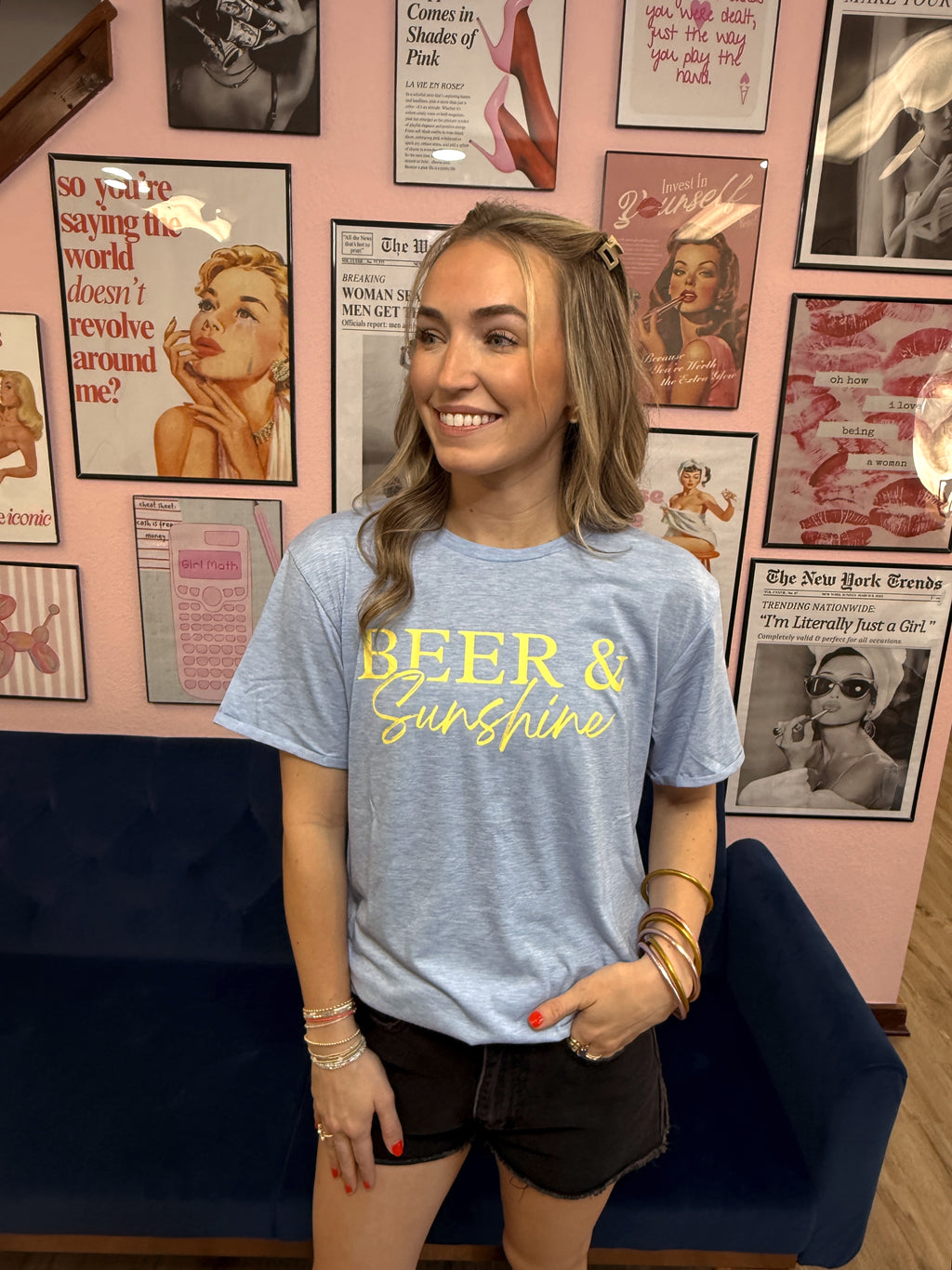 Beer and Sunshine Tee☀️🍺