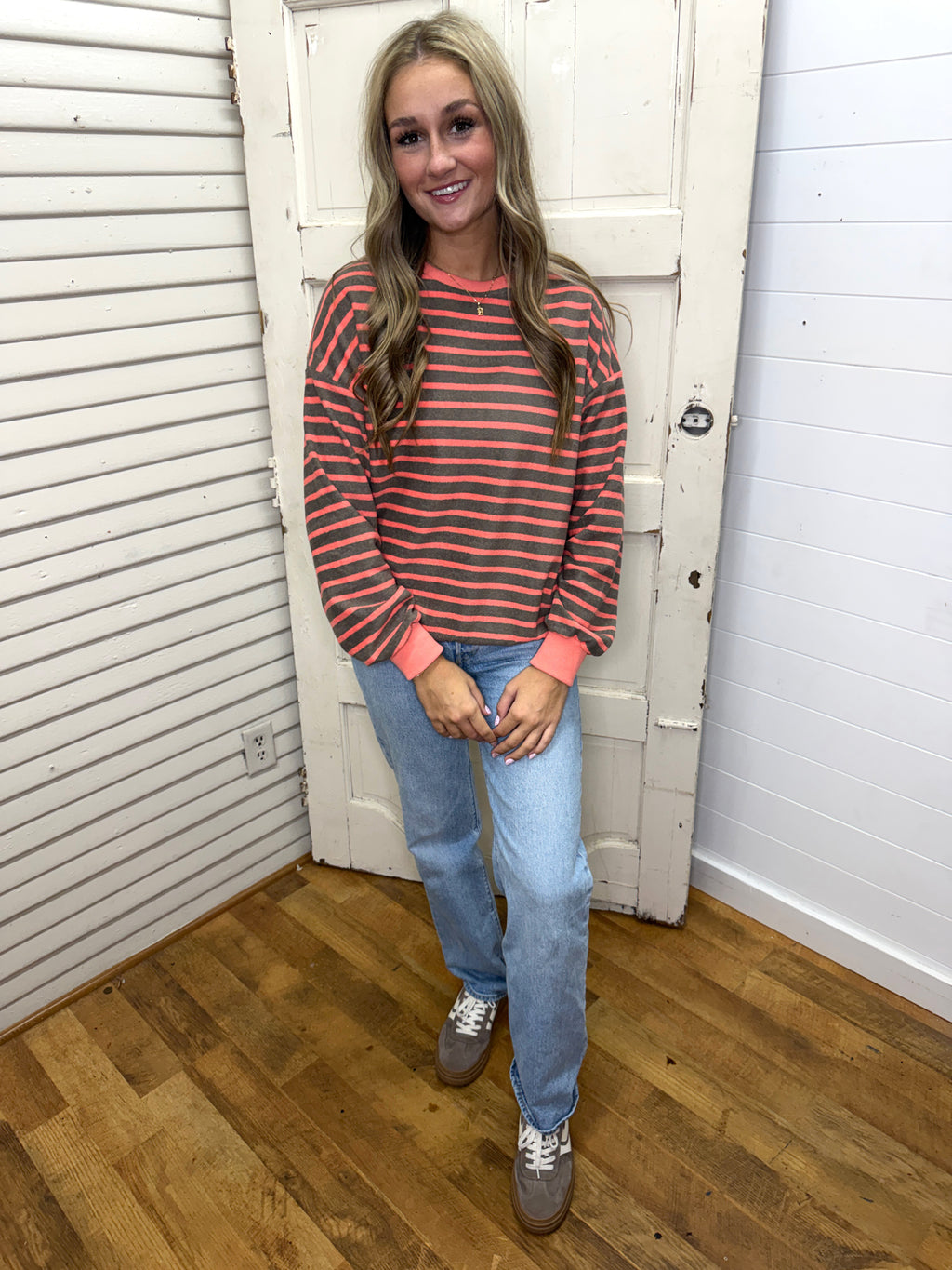 Coral Crush Pullover